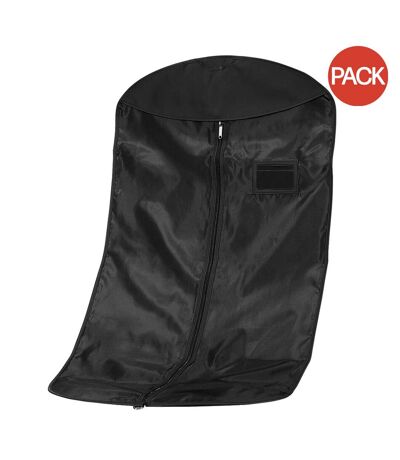 Lot de 2  Housse de transport pour costume taille unique noir Quadra