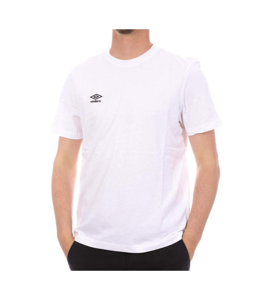 T-shirt Blanc Homme Umbro SB Net logo - M-1