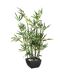 Bambou artificiel en pot - H. 70 cm.