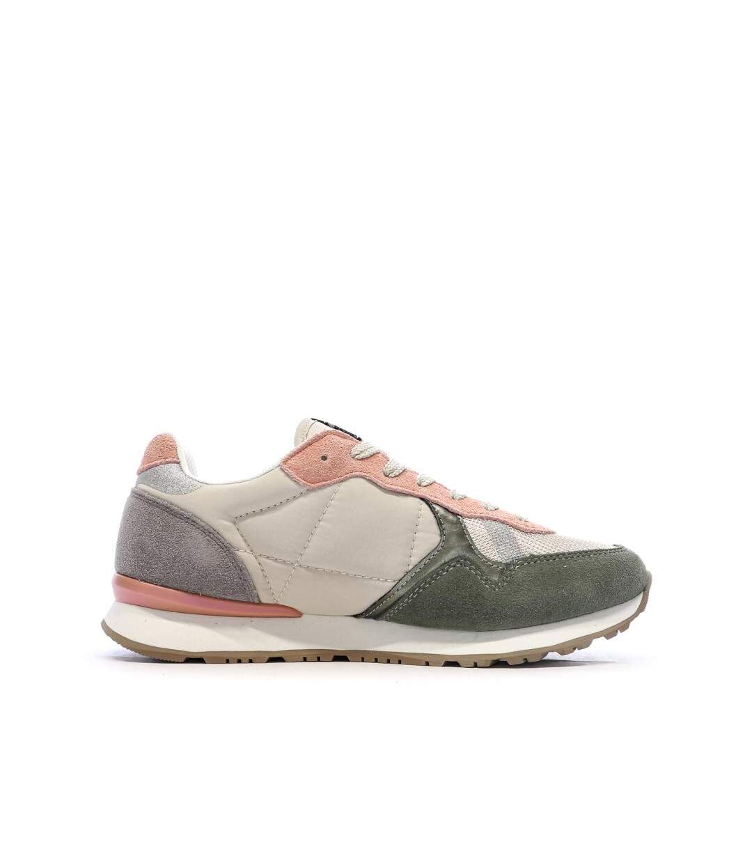 Baskets beige/rose femme pepe jeans brit mixt-2