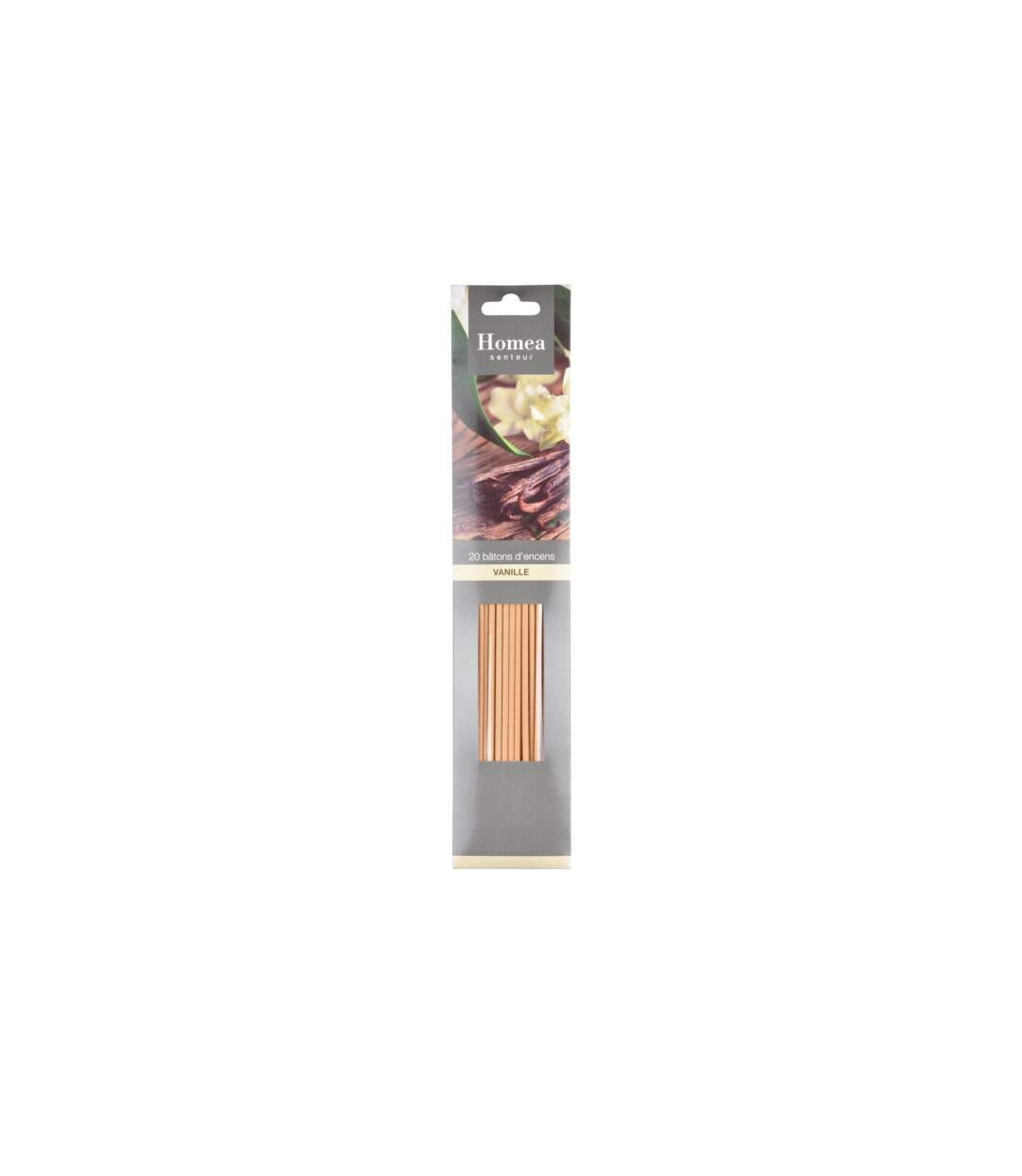Lot de 20 Bâtons d'Encens Essentiel 25cm Vanille-2