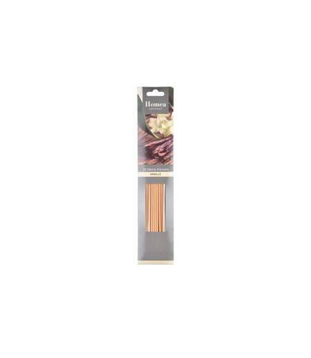 Lot de 20 Bâtons d'Encens Essentiel 25cm Vanille