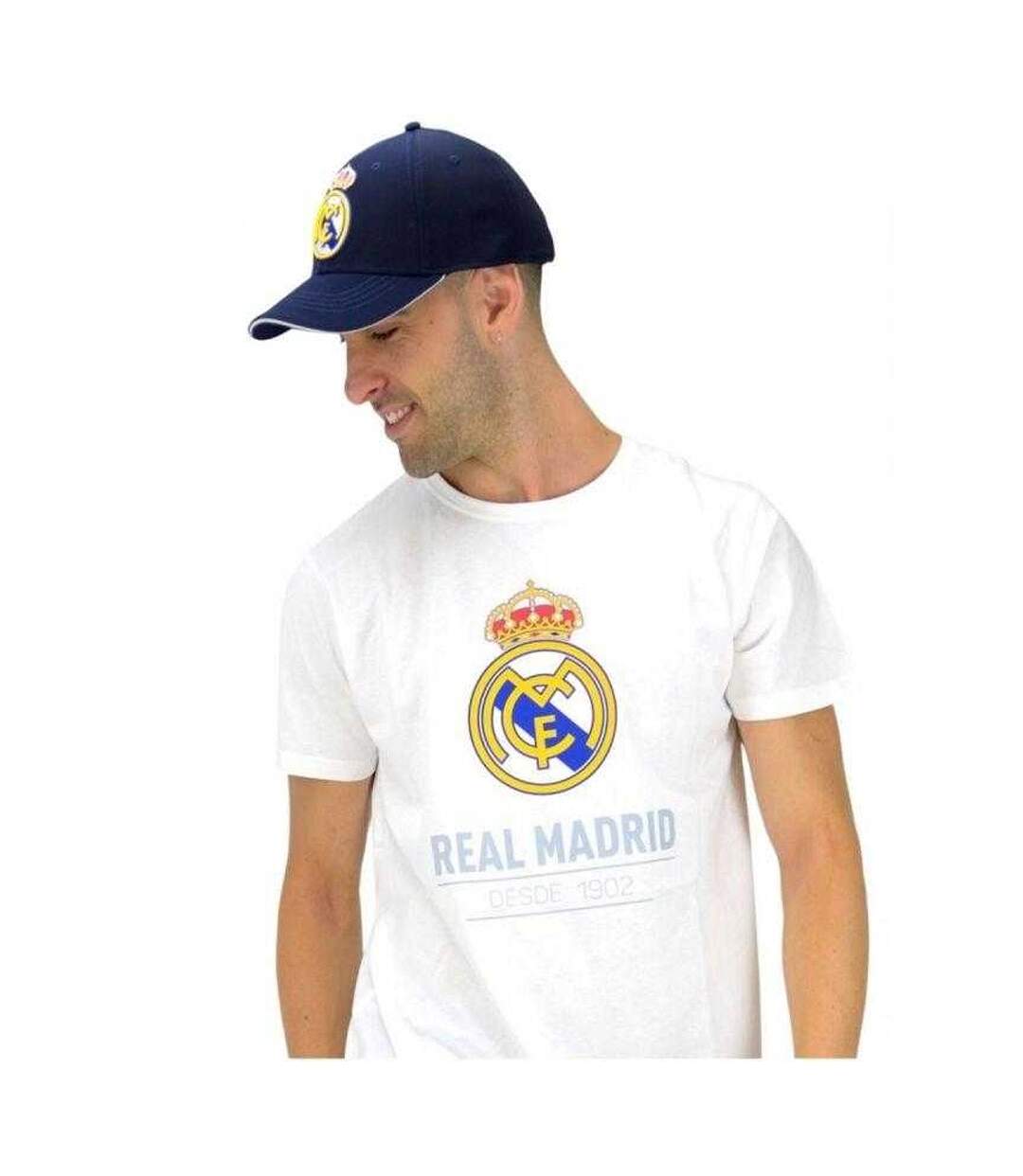 Casquette De Baseball Motif/style Real Madrid Cf Homme Bleu Marine Foncé Inny-1