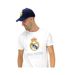 Casquette De Baseball Motif/style Real Madrid Cf Homme Bleu Marine Foncé Inny-1