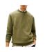 Sweat vert foncé homme tommy hilfiger reg flag crews-1