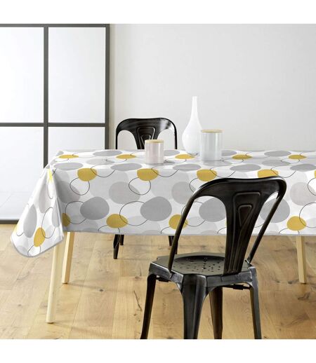 Nappe Toile Cirée Disco 140x240cm Jaune