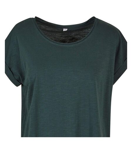 T-shirt Femme Vert Bouteille Build Your Brand