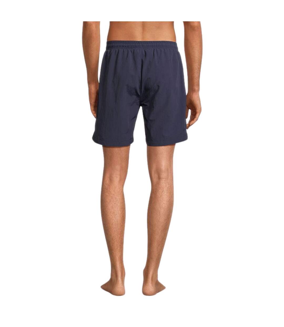 Short De Bain Motif/style Logo Homme Bleu Marine Fila-3