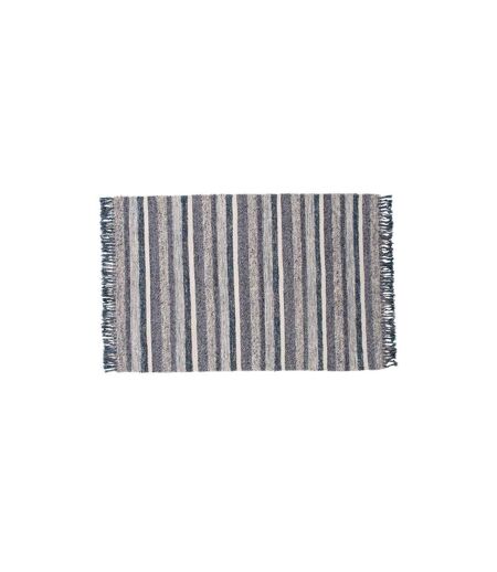 Tapis Déco en Laine Agra 170x240cm Bleu