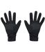Unisex Adult Storm Fleece Lined Gloves Black Under Armour-1