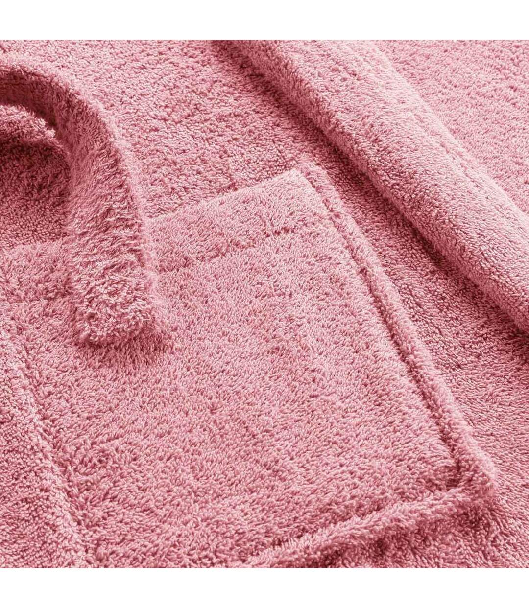 Peignoir Col Châle en Coton Tendresse Bois de Rose-3