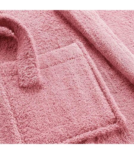 Peignoir Col Châle en Coton Tendresse Bois de Rose