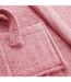 Peignoir Col Châle en Coton Tendresse Bois de Rose-3