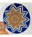 Lot de 3 Déco Murales Branche Bananier 76cm Bleu Foncé-3