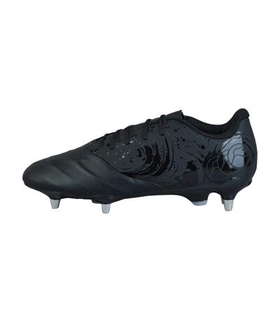 Chaussures De Rugby Pour Terrain Mou Phoenix Genesis Pro Adulte Noir Argenté Canterbury