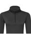 Haut De Sport Manches Longues Sport Femme Anthracite Noir TriDri-3