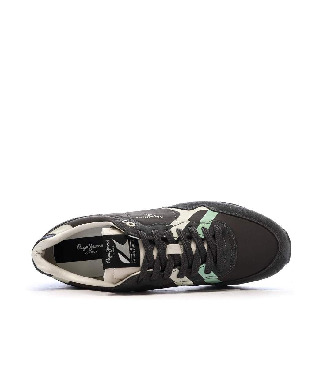 Baskets grise homme pepe jeans brit road-4