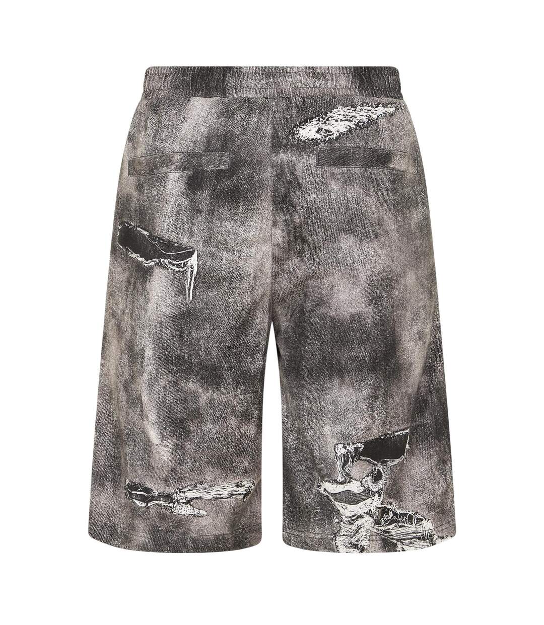 Short Homme Noir Gris Diesel-3