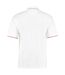 Polo St Mellion Homme Blanc Rouge Vif Kustom Kit-2