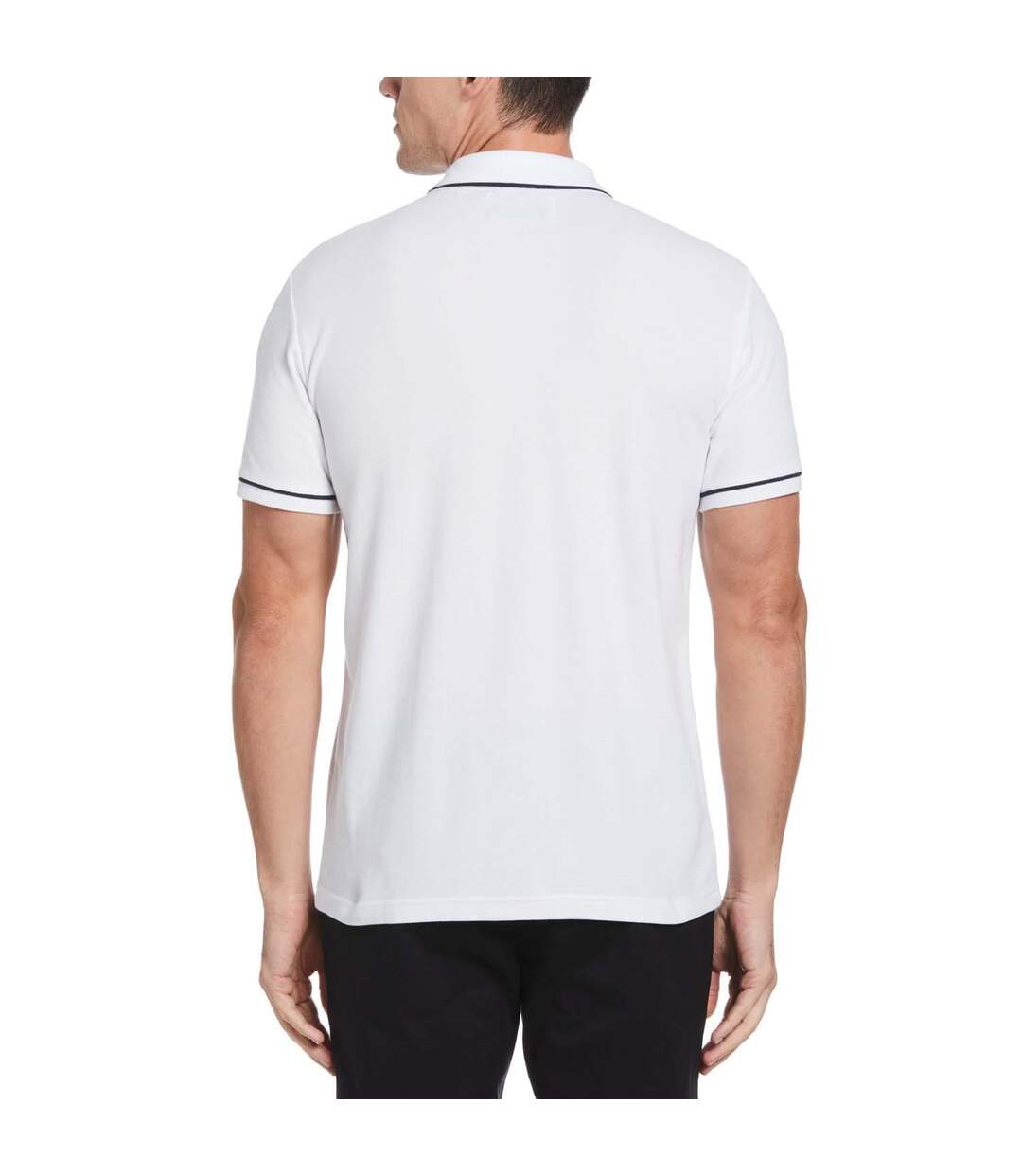 Mens Earl Cotton Pique Polo Shirt White Original Penguin-2