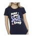 Disney T-shirt coton Happy The Little Mermaid Femme/Ladies (Bleu marine) - UTBI26427-3