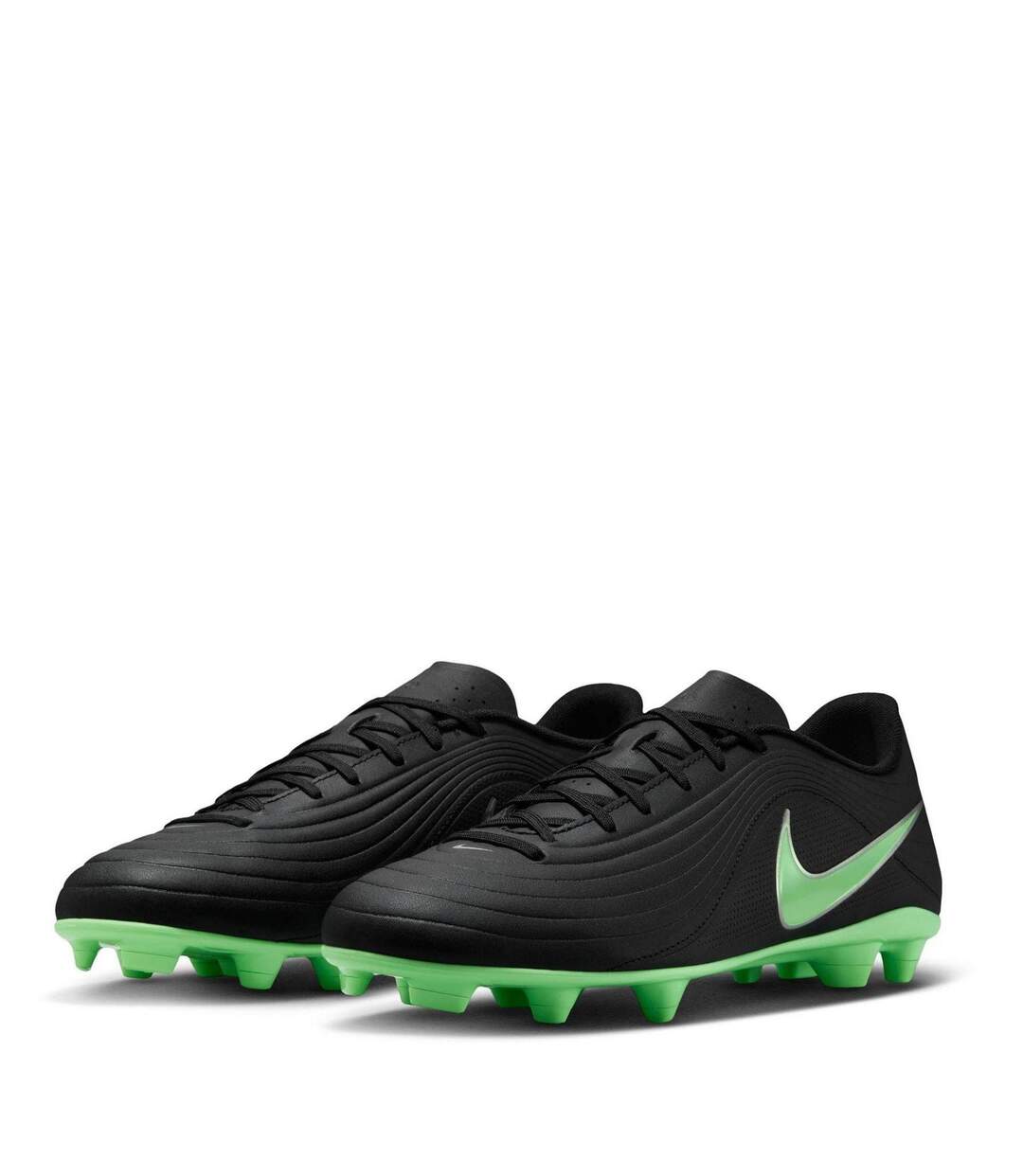 Mens Tiempo Maestro Club Firm Ground Football Boots Black Green Nike-4