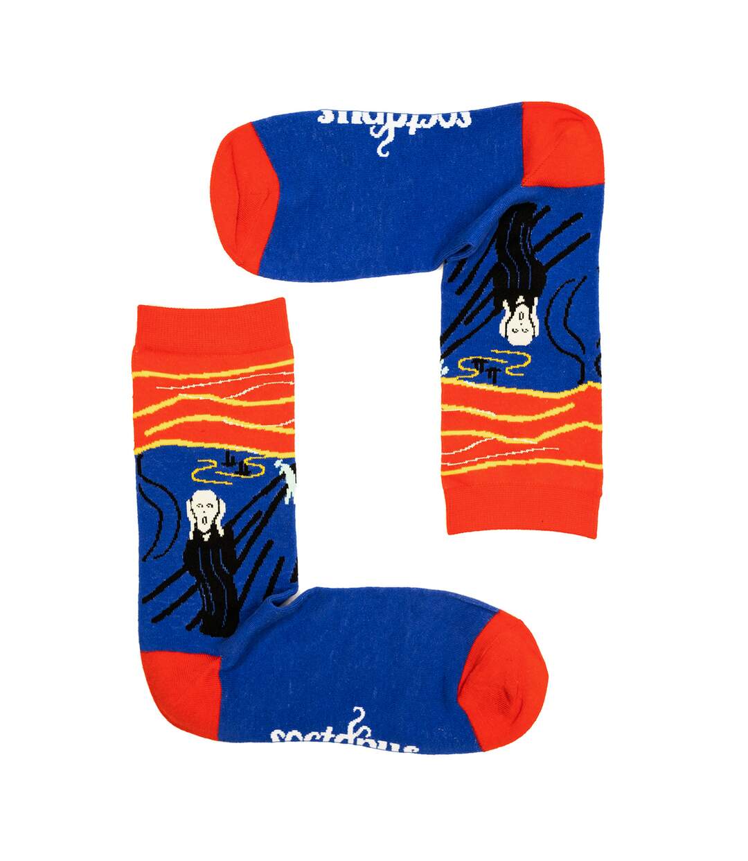 Chaussettes Fantaisie Art | Soctopus | Chaussettes Imprimé Art Rigolotes Coton-3