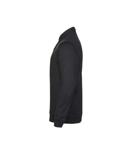 Unisex Adult Homerun Long-sleeved Polo Shirt Black Printer