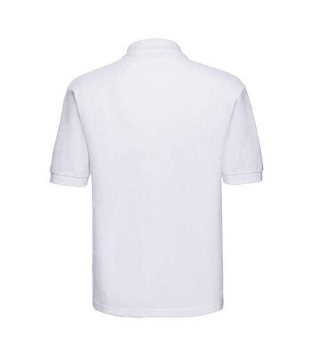 Polo À Manches Courtes Homme Blanc Russell