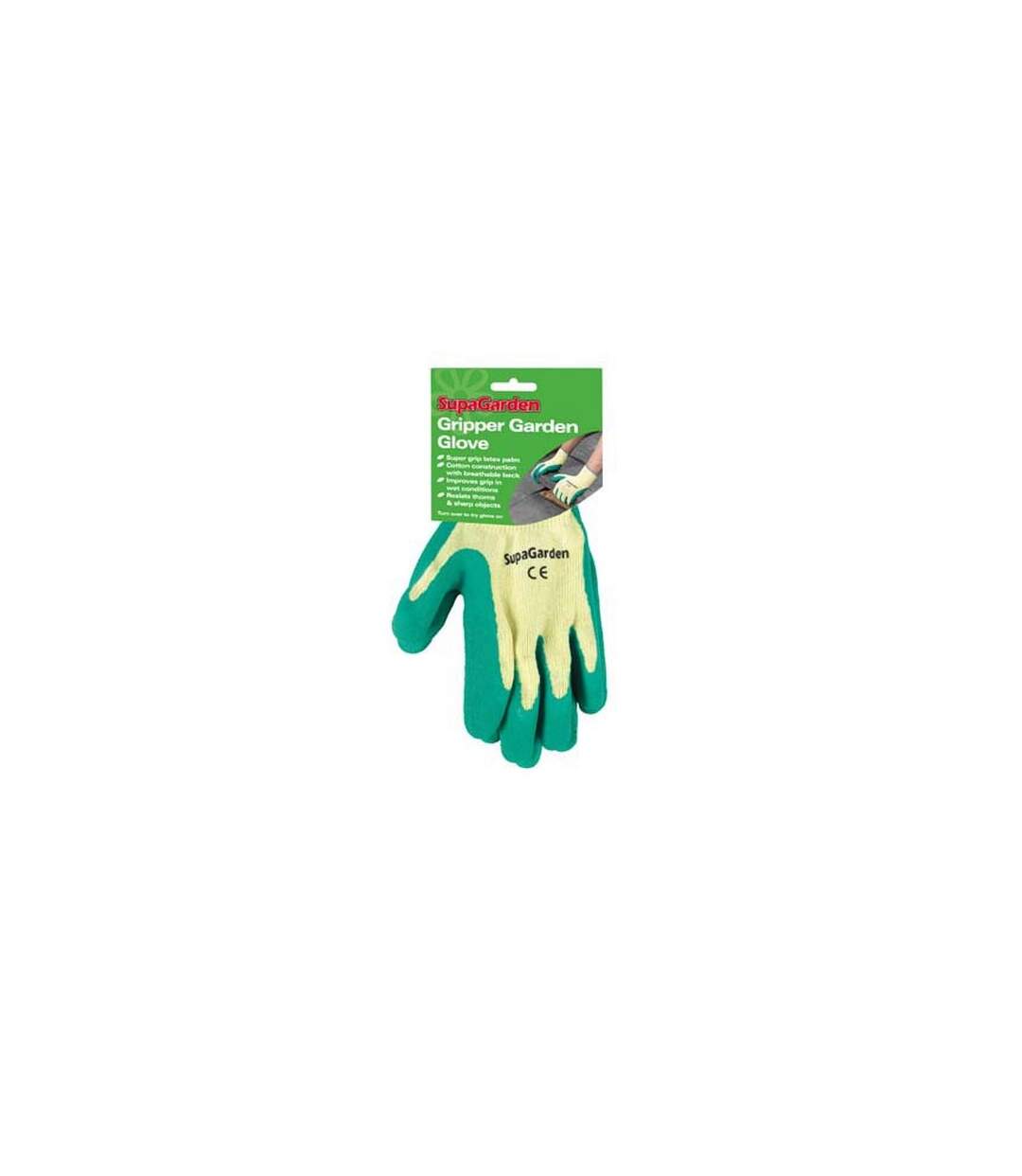 Ambassador Gripper Garden Glove (Green/Yellow) (One Size) - UTST4373-1