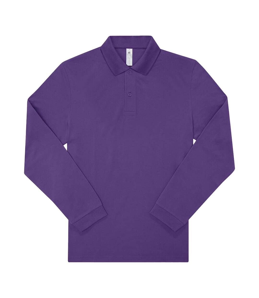 Polo Manches Longues My Polo Homme Lilas Métallique B&C-1