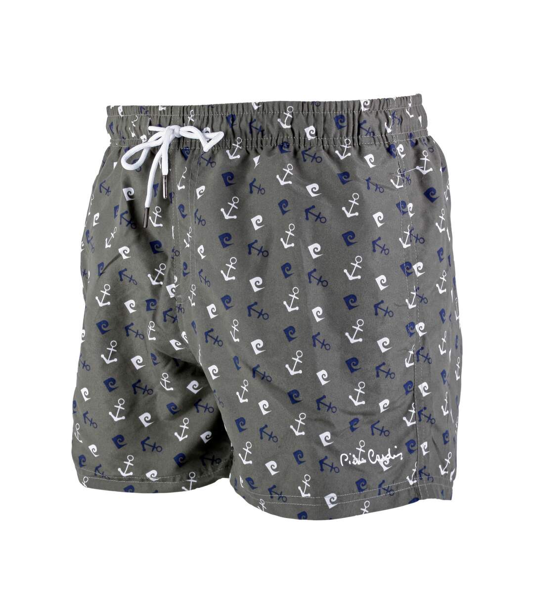 Boardshort homme avec ceinture tout élastiquée Basic Pierre Cardin-3
