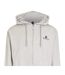 Mens Logo Regular Full Zip Hoodie Grey Melange Aquascutum-3