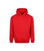 Sweat À Capuche Vision Homme Rouge Feu Awdis-1