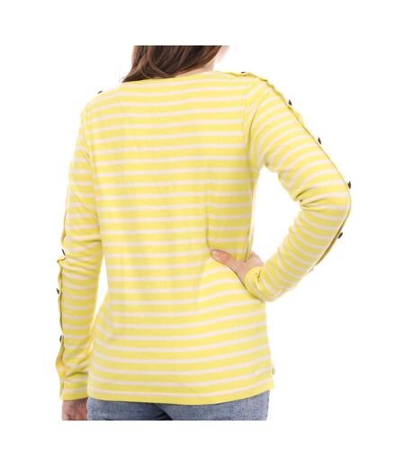 T-Shirt Jaune à rayures Femme Scotch & Soda - XS