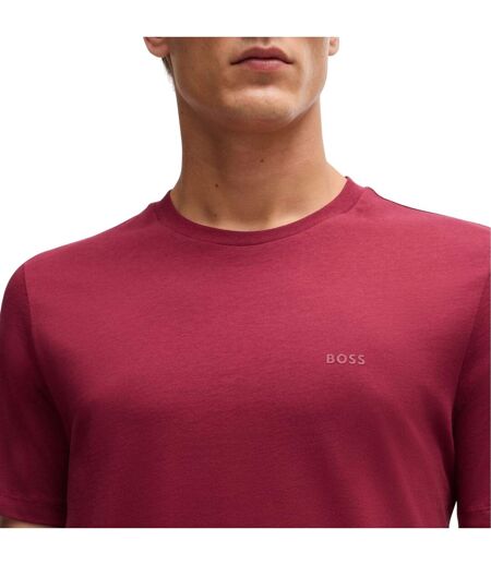 Mens Logo T-shirt Red Boss