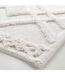 Tapis de Bain Jacquard Gladis 50x80cm Blanc-2