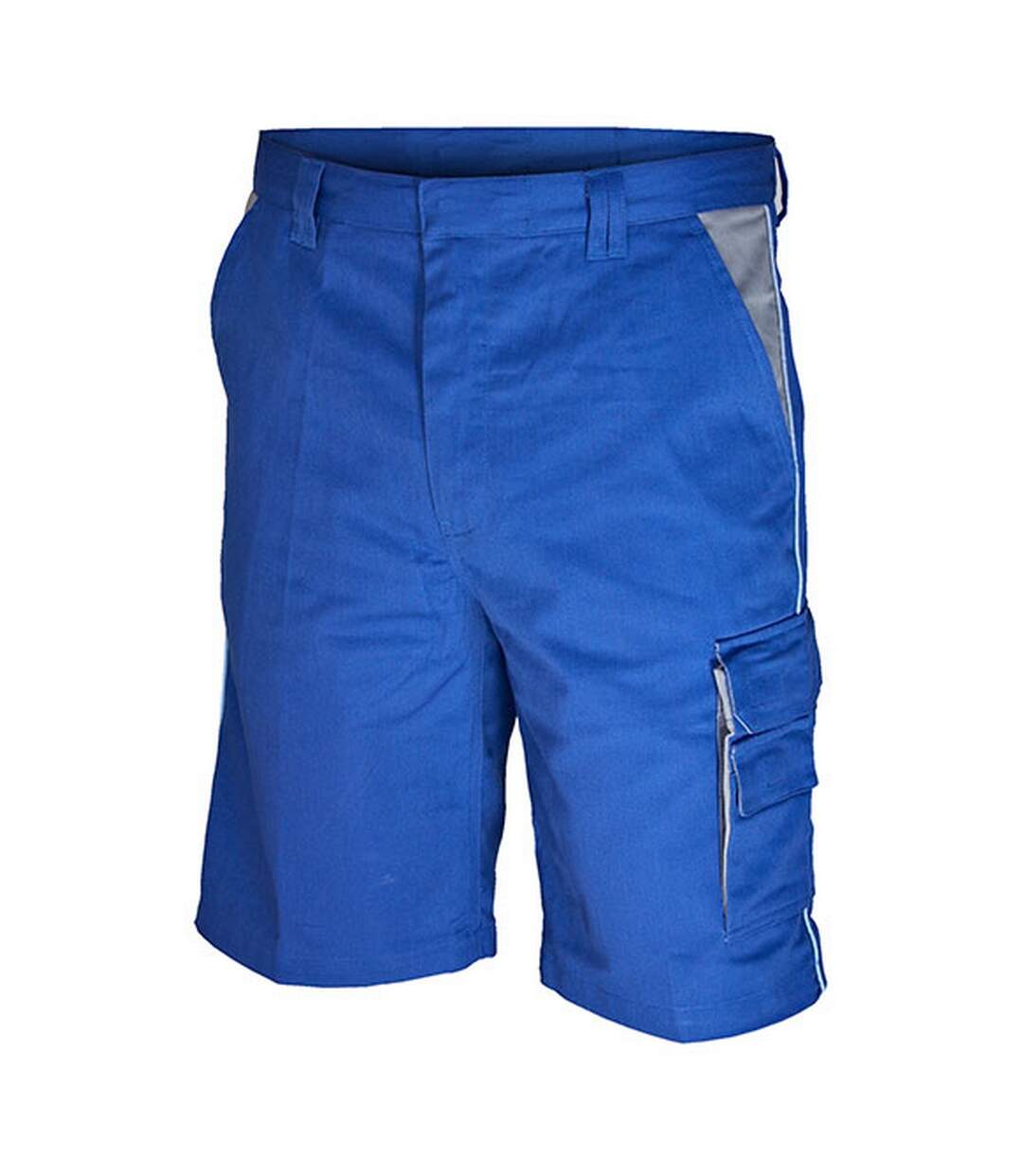 Short De Travail Adulte Bleu Roi Gris Carson Contrast-1
