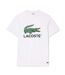 T-shirt Motif/style Imprimé Crocodile Homme Blanc Lacoste-2