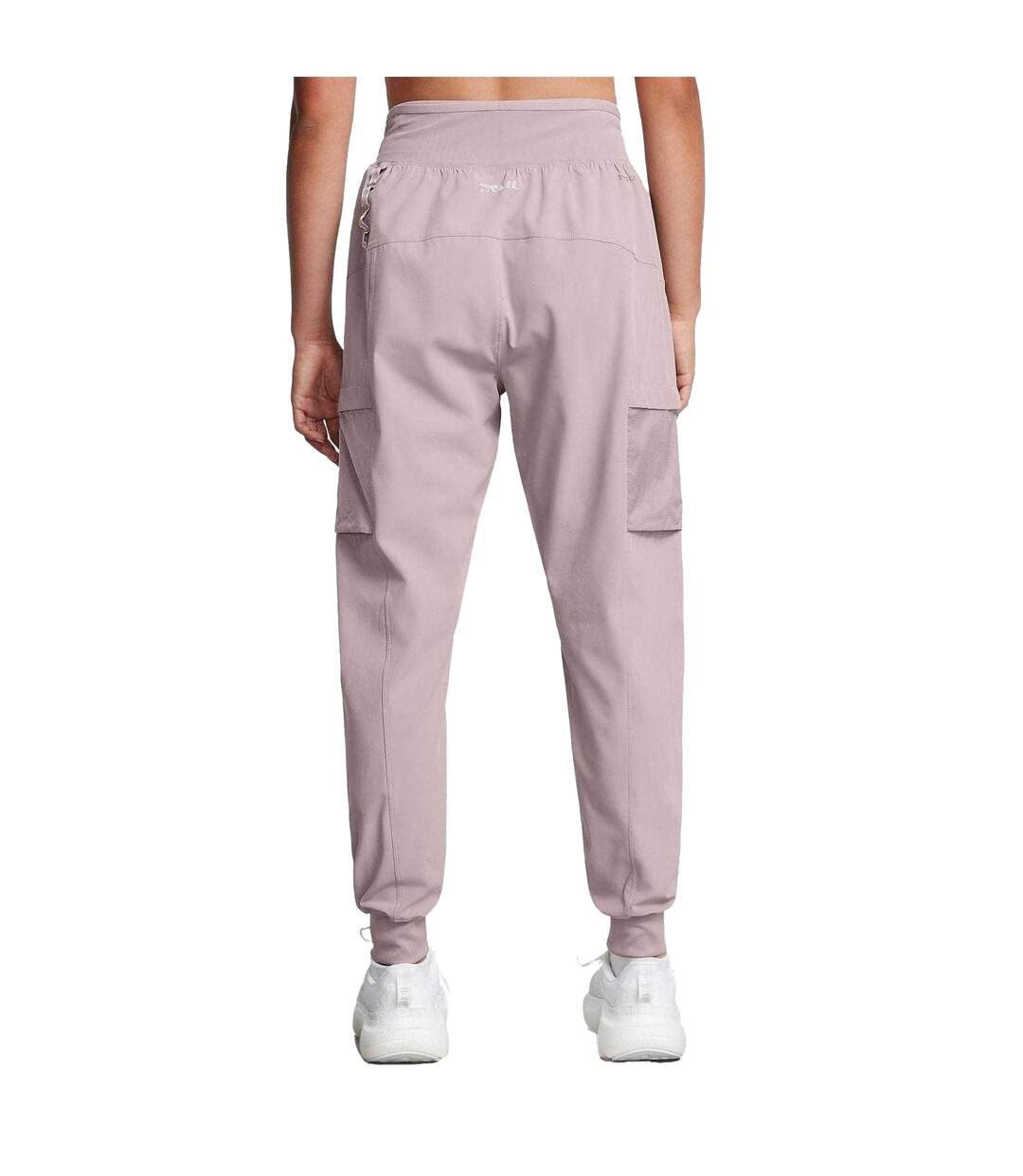 Womens/ladies Trail Run Side Pocket Joggers Grey Under Armour-3