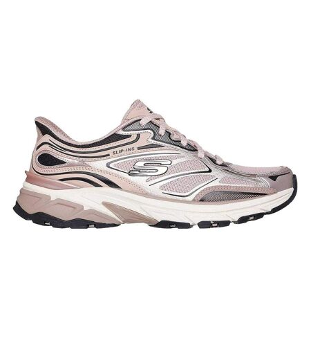 Baskets Motif/style Métallisé Femme Rose Clair Skechers