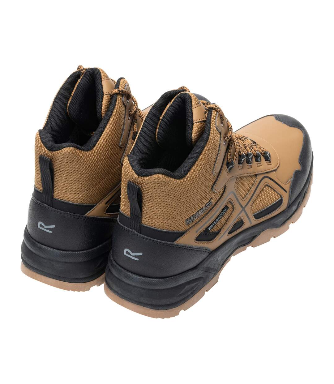 Mens Vendeavour Walking Boots Saddle Brown Regatta-3
