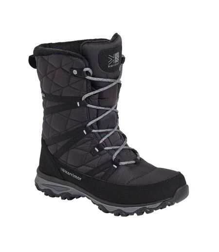 Womens/ladies St Moritz Winter Boots Black Karrimor
