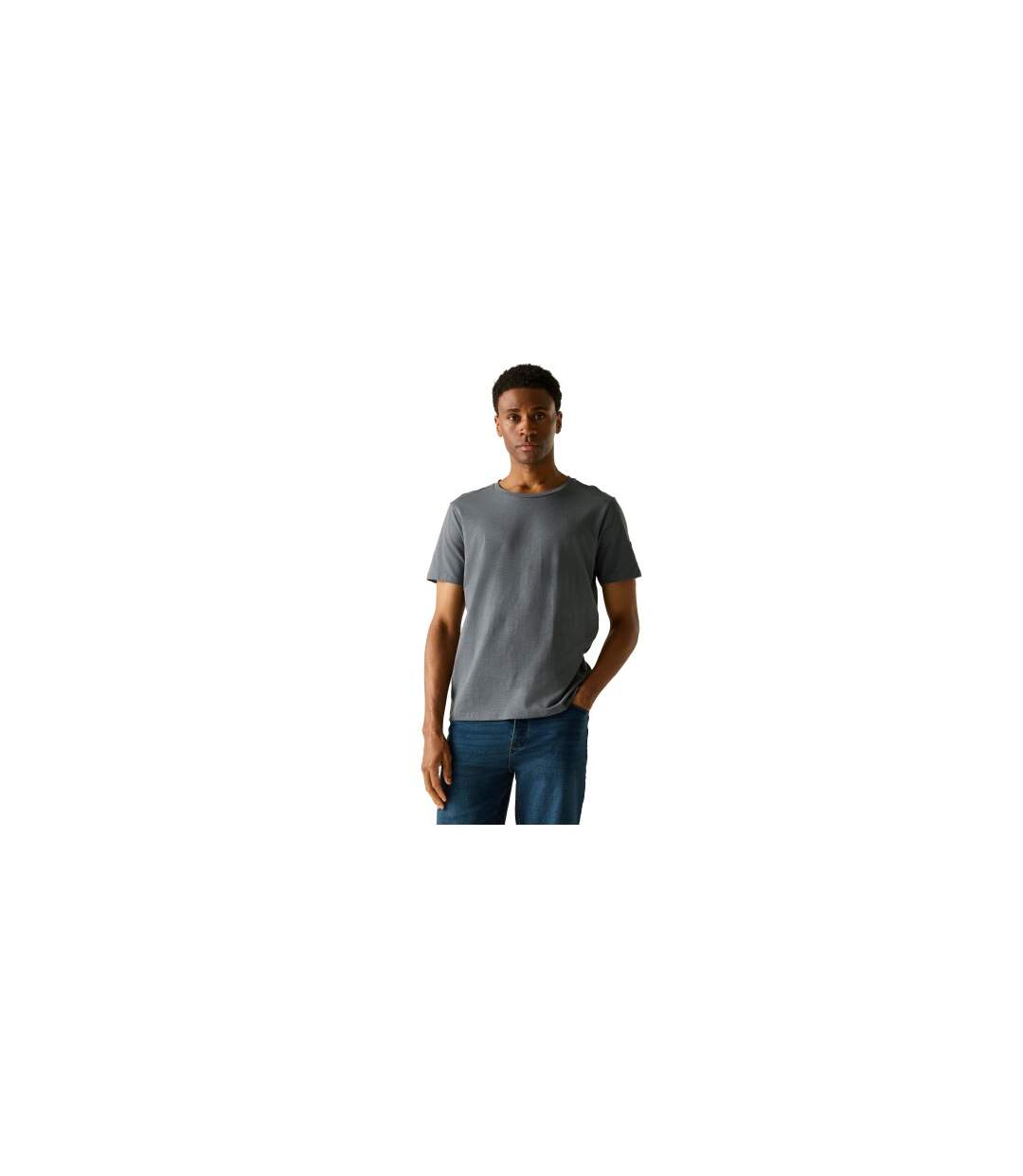 Mens Finlo Logo T-shirt Dark Storm Regatta-1