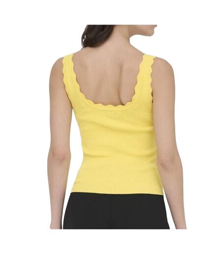 Débardeur jaune femme jdy nanna