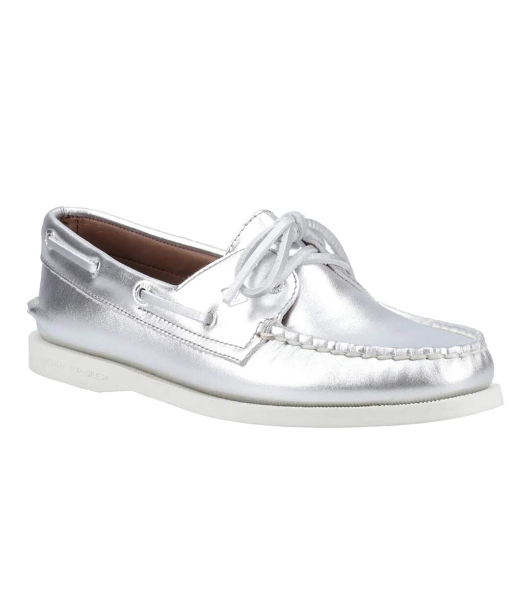 Chaussures Bateau Authentic Femme Argenté Sperry-1
