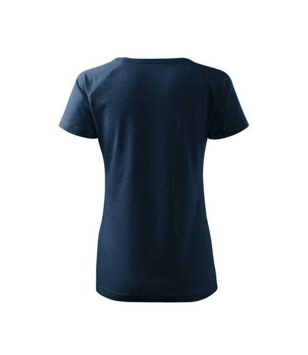 T-shirt Motif/style Rêve Femme Bleu Marine Malfini