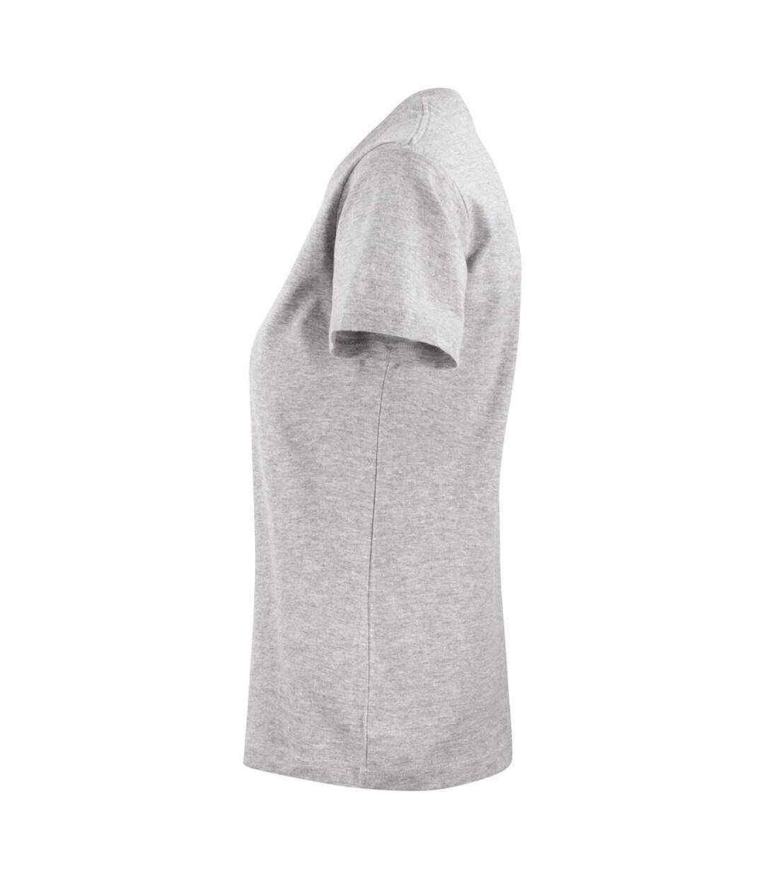 T-shirt Heavier Pro Femme Gris Chiné Printer-3