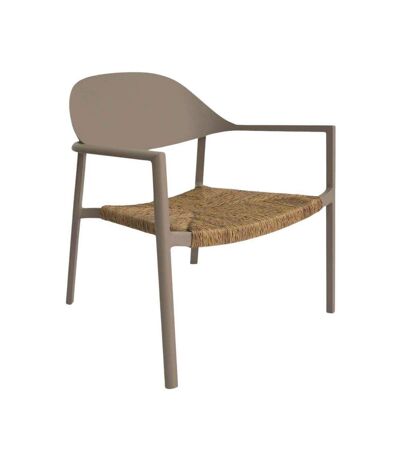 Fauteuil de jardin lounge en aluminium et résine Bage