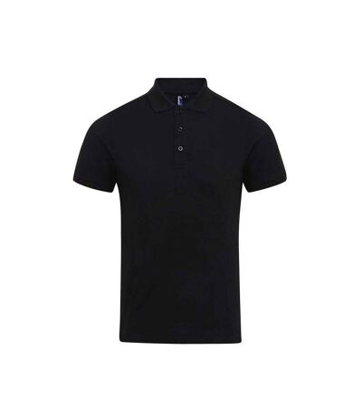 T-shirt polo hommes noir Premier